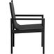 Merano Black Outdoor Dining Armchair, Set Of 2